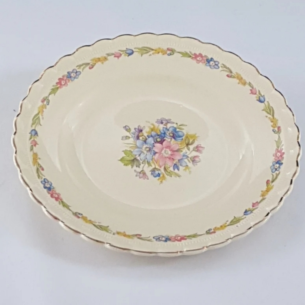Antique J G Meakin Side Plates Set, Pattern MEK150, Made in England 1912